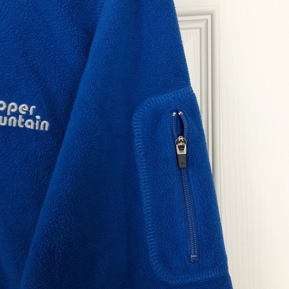 Colorado Copper Mountain Ski Resort Embroidered Fleece Pullover 1/4 Zip Sz Small - Picture 7 of 8